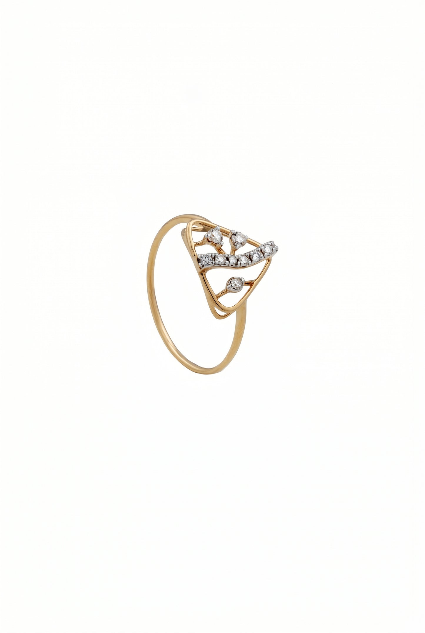 18kt Gold Diamond Ring for Women