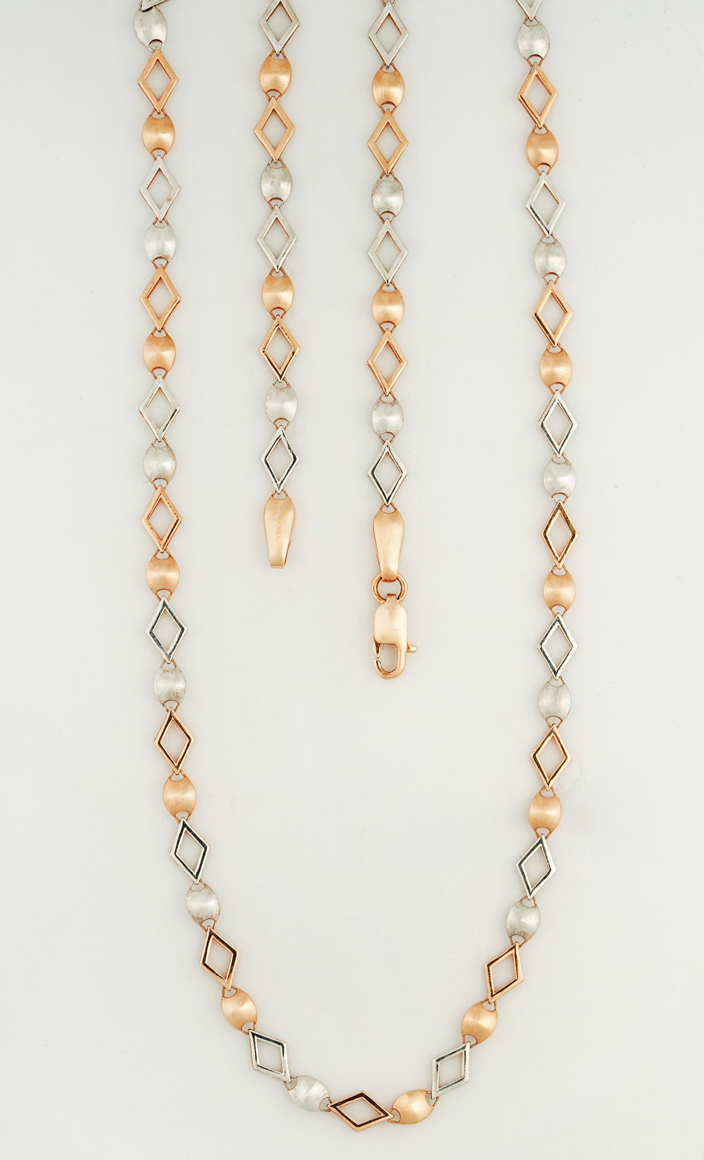 Duro 18kt Dual Tone 18kt Link Chain for Men