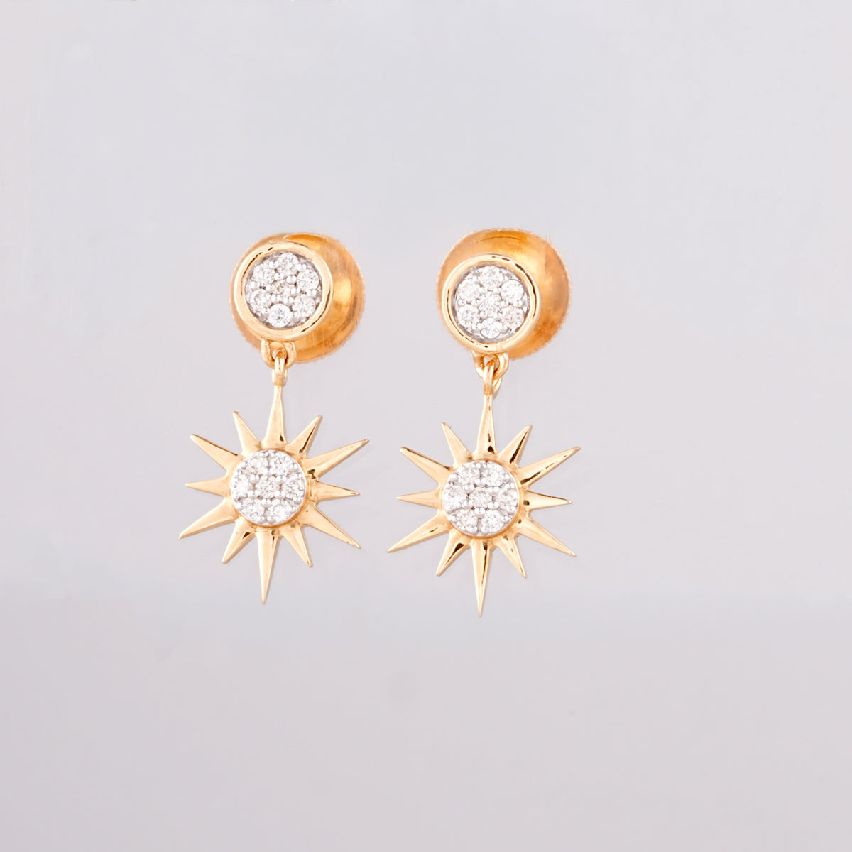18KT Daily Wear Diamond Drop Earrings
