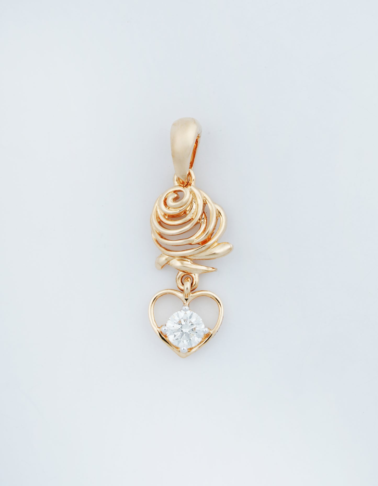 Rosa 18kt Gold Gift Her Diamond Pendant for Women