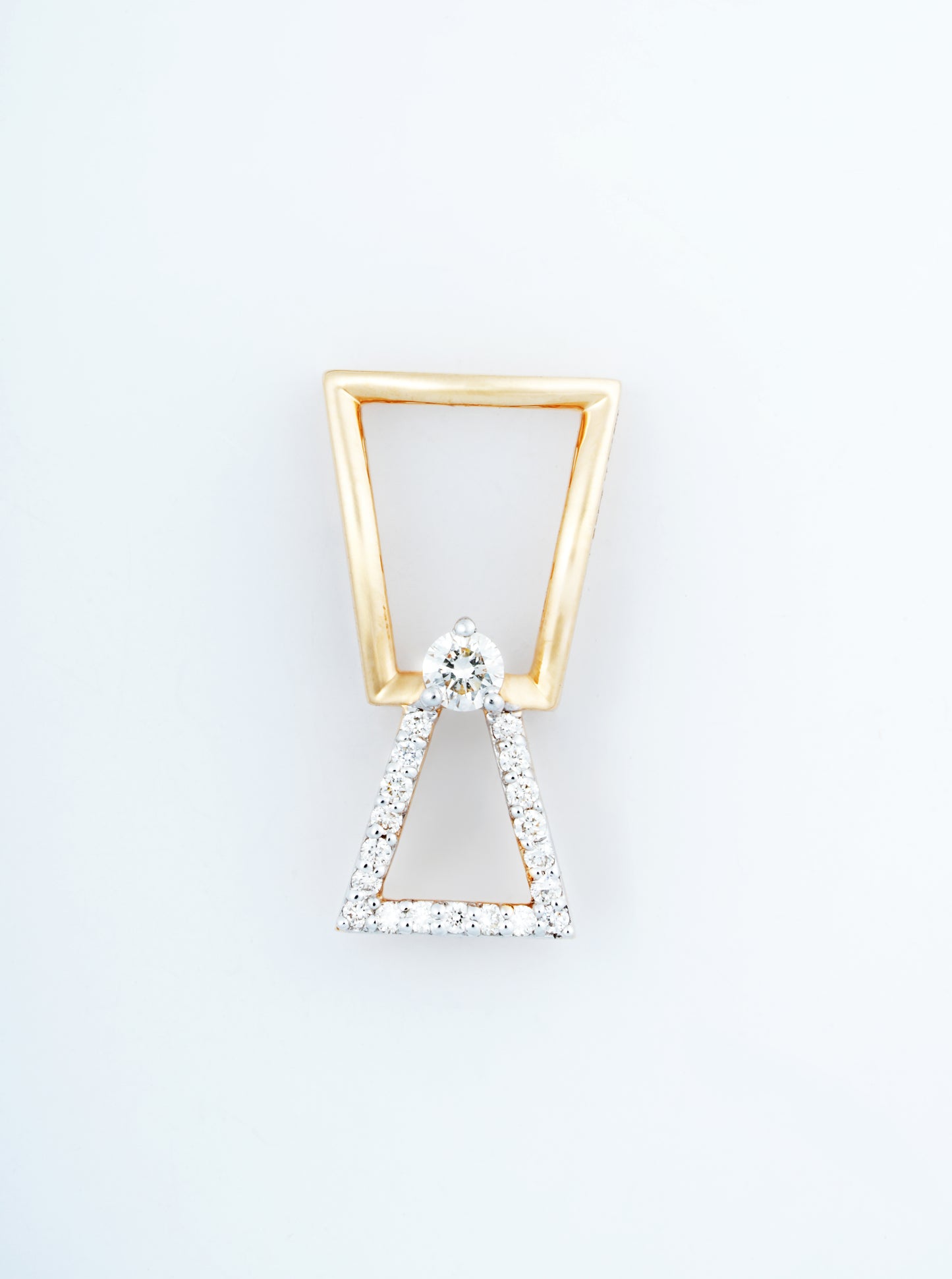 Prism 18kt Yellow Gold Daily Wear Diamond Pendant for Women