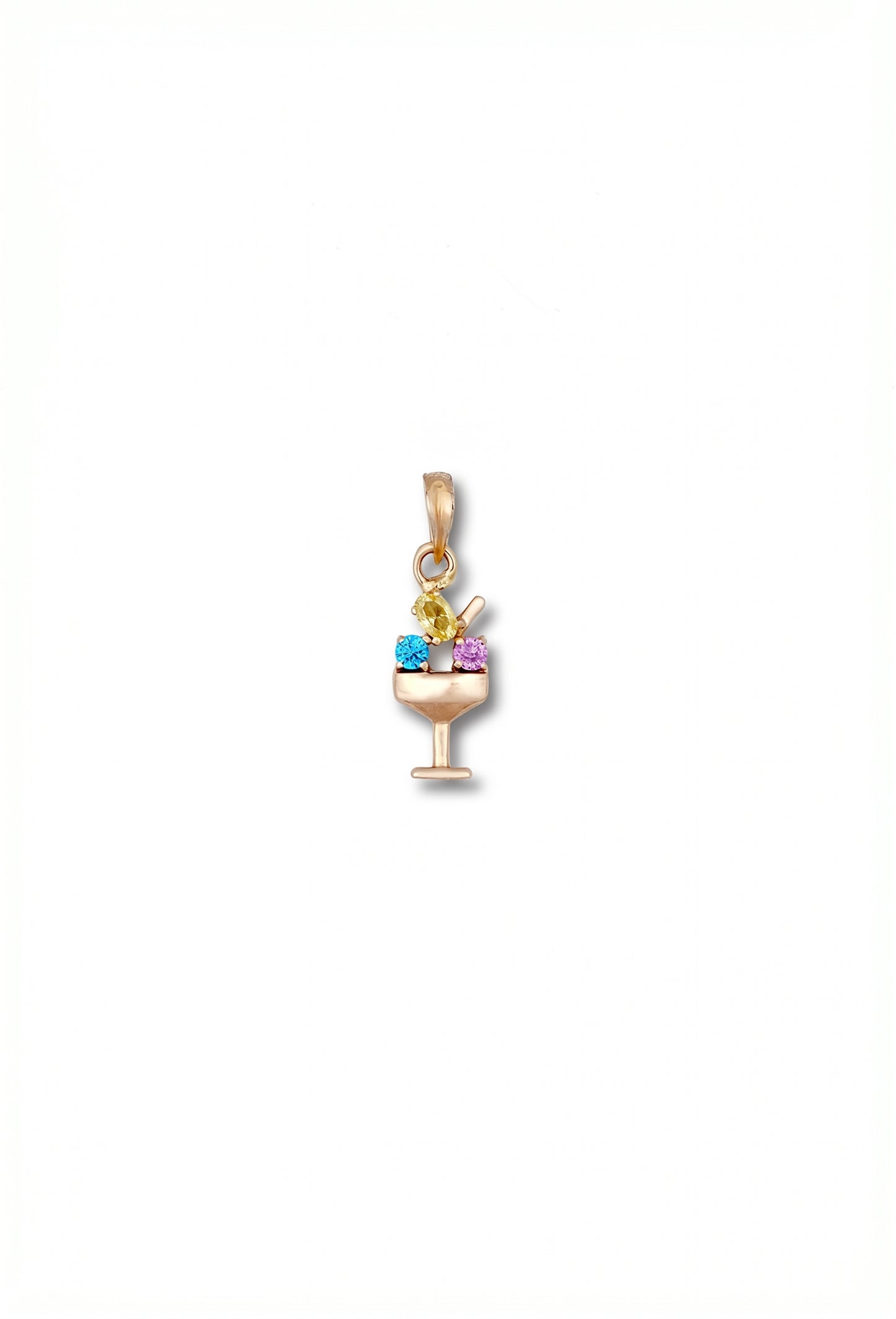 18Kt Gold Cocktail Charm Pendant for Kids