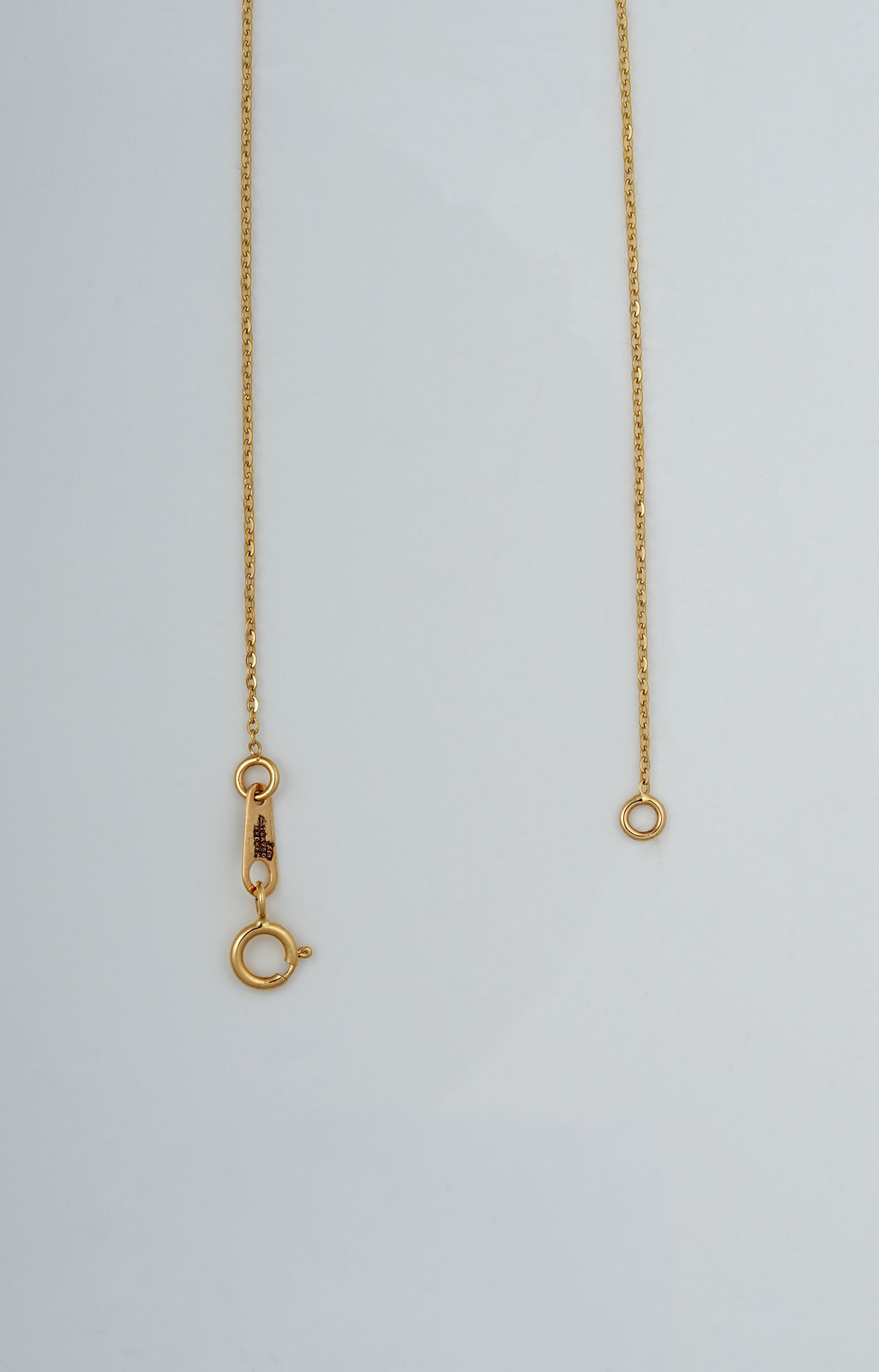 18kt Yellow Gold Plain Cable Chain Anklet for Women