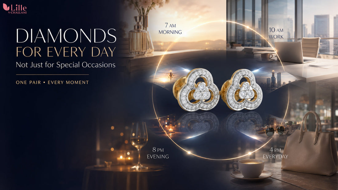 Why 18KT Diamond Studs are a daily wear essentials