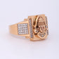 Divine Lord Venkatesha 18kt Diamond Ring for Men
