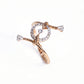 Kamaan Diamond Arrow Circle 18kt Rose Gold Ring
