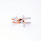 Sitara Diamond Double Star 18kt Rose Gold Ring