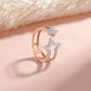 Sitara Diamond Double Star 18kt Rose Gold Ring