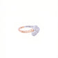 Nagin Diamond Snake Wrap 18kt Two-Tone Gold Ring