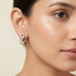 Petal Drop 18kt Diamond Stud Earrings for Women