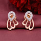 Petal Drop 18kt Diamond Stud Earrings for Women