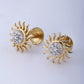 Helia Bloom 18kt Diamond Stud Earring for Women