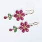 Roselle Hook Bloom18kt Gold Drop Earrings For Women