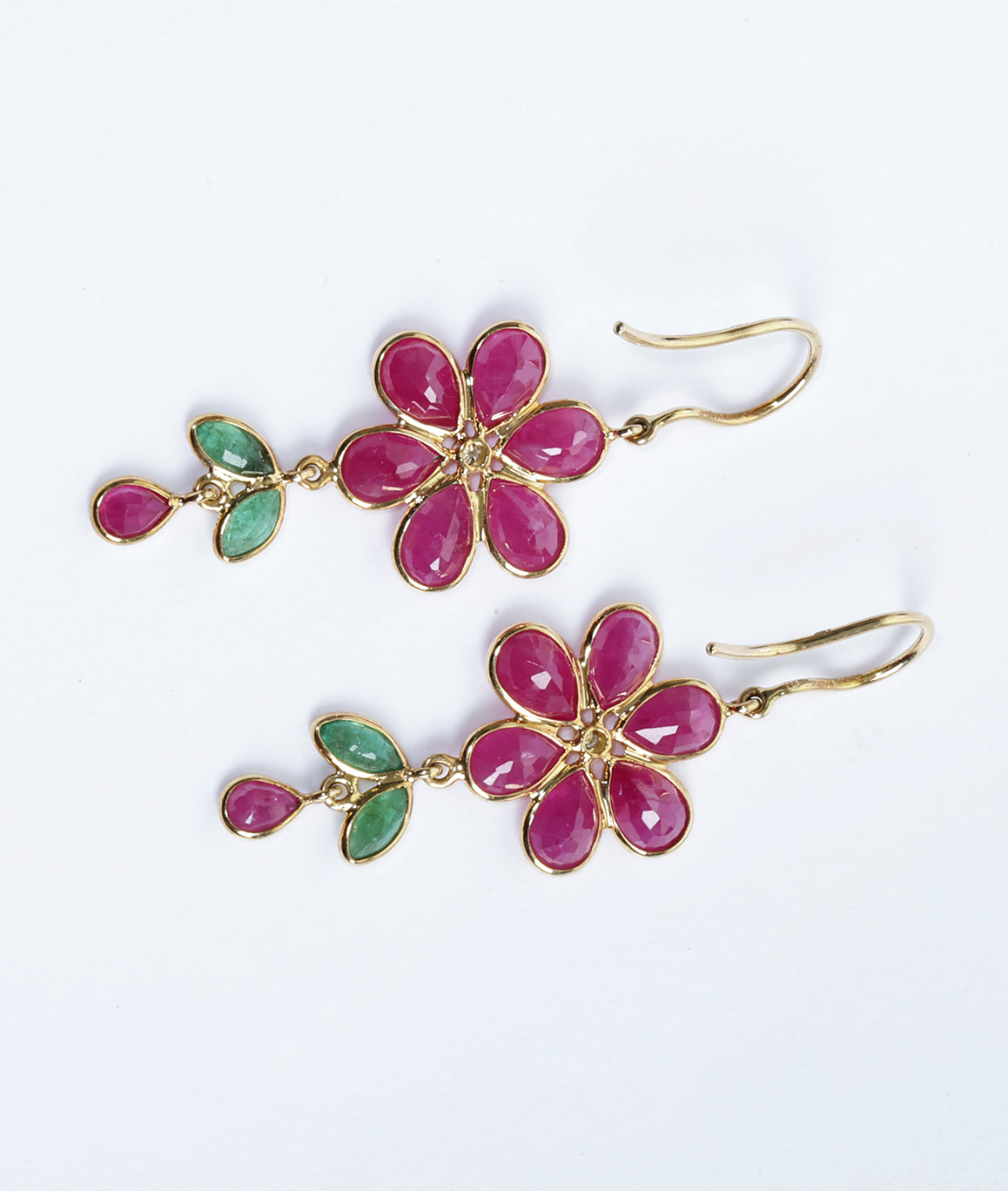 Roselle Hook Bloom18kt Gold Drop Earrings For Women