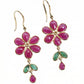 Roselle Hook Bloom18kt Gold Drop Earrings For Women