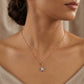 18KT Rose Gold Diamond Star Pendant For Women
