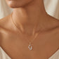 18KT Gold Diamond Initial "G" Pendant For Women