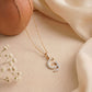 18KT Gold Diamond Initial "G" Pendant For Women