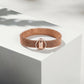 18KT Rose Gold Diamond Shiva Lingam Men's Bracelet