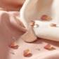 18KT Rose Gold Triangle Pendant For Women