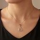 18KT Rose Gold Triangle Pendant For Women