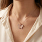 18KT Rose Gold Butterfly Pendant For Women