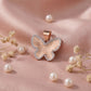 18KT Rose Gold Butterfly Pendant For Women