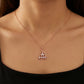 18kt Rose Gold Triple Spade Diamond Pendant for Women