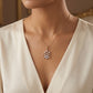 18kt Gold Open Crown Daily Wear Diamond Pendant