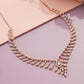 Diamond Collar Necklace in 18kt Gold For Bridal Wear  
