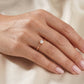 18KT Rose Gold Solitaire Diamond Ring For Women