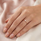 18KT Yellow Gold Solitaire Diamond Ring For Women