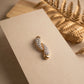 18KT Gold Twisted Diamond Infinity Pendant for Women
