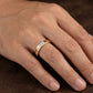 18KT Yellow Gold Diamond Band Ring For Men