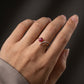 18KT Yellow Gold Diamond Wave Ring For Women