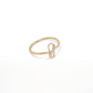 18Kt Gold Diamond Infinity Ring for Women