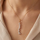 18KT Gold Diamond Journey Pendant For Women
