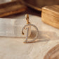 18KT Gold Diamond Initial "D" Pendant For Women