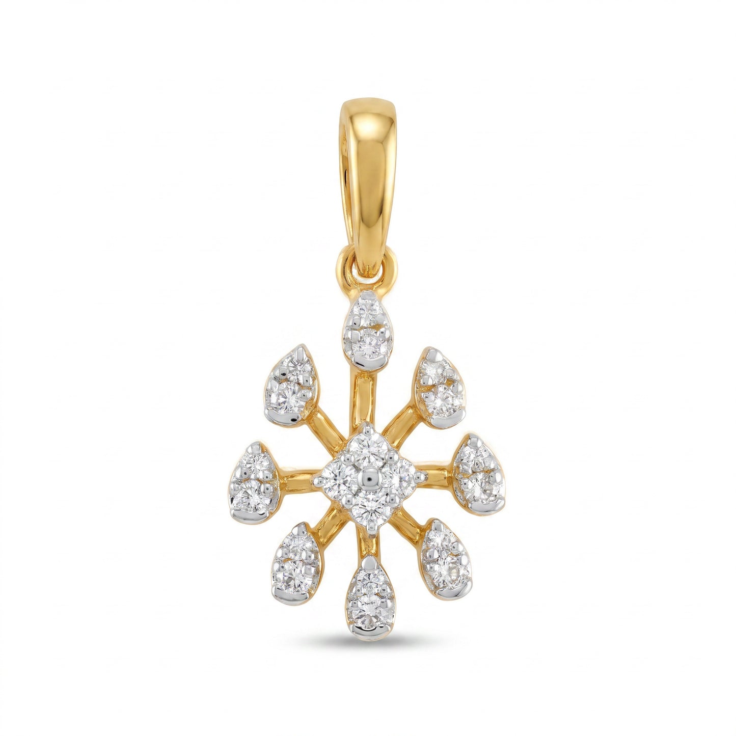 Celestia Diamond Pendant in 18KT Gold for Women
