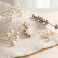 18KT Yellow Gold White Stone Diamond Pendant For Women