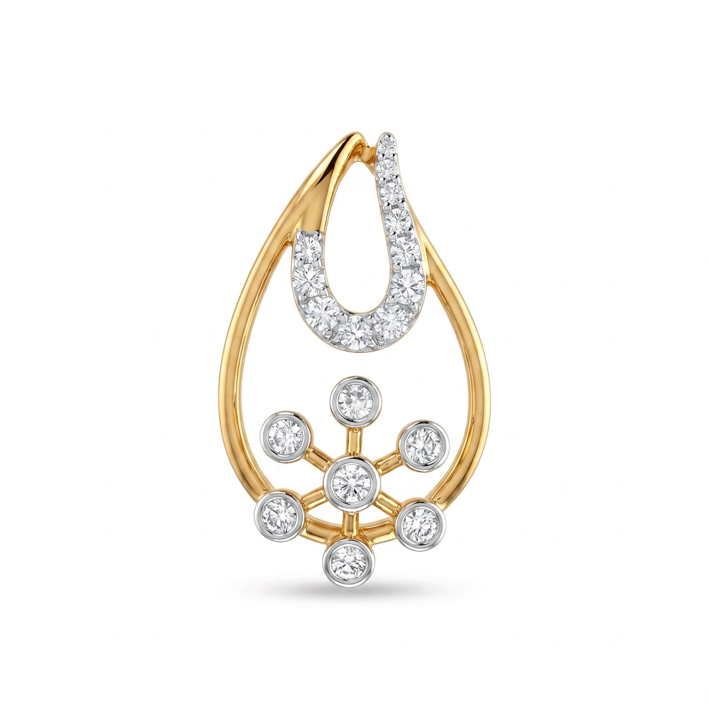 Aurielle Bloom 18KT Diamond Pendant for Women