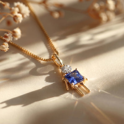 18KT Diamond Little Boy Pendant for Kids
