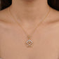 18Kt Yellow Gold Solitaire Diamond Pendant for Women