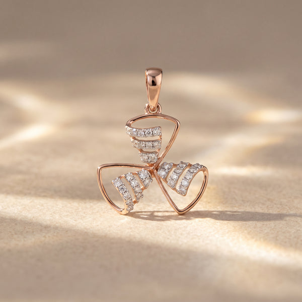 Orlisse 18kt Daily Wear Diamond Pendant for Women