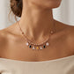 18KT Rose Gold Charm Necklace for Women