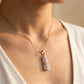 18KT Gold Diamond Textured Pendant for Women