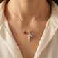18KT Gold Diamond Ballerina Pendant for Women