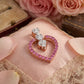 18KT Rose Gold Diamond Heart Pendant for Women