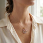 18KT Gold Diamond Colour Stone Teardrop Pendant