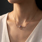 18KT Yellow Gold Diamond Chain Pendant For Women